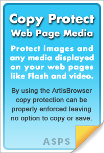 Web site protection for all media