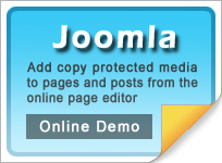 Copy protect Joomla web pages and media